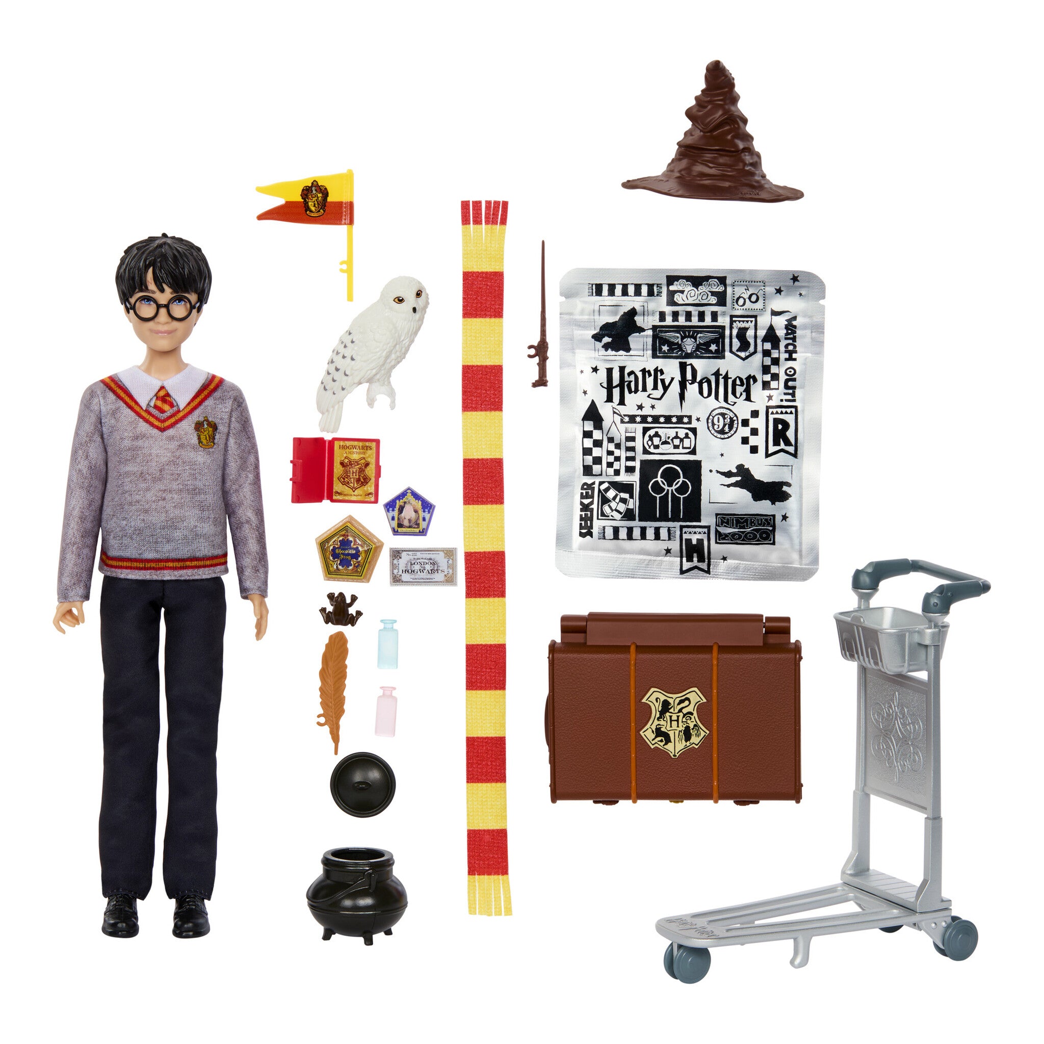 Mattel Harry Potter Platform 9 3/4 Journey to Hogwarts Doll Set