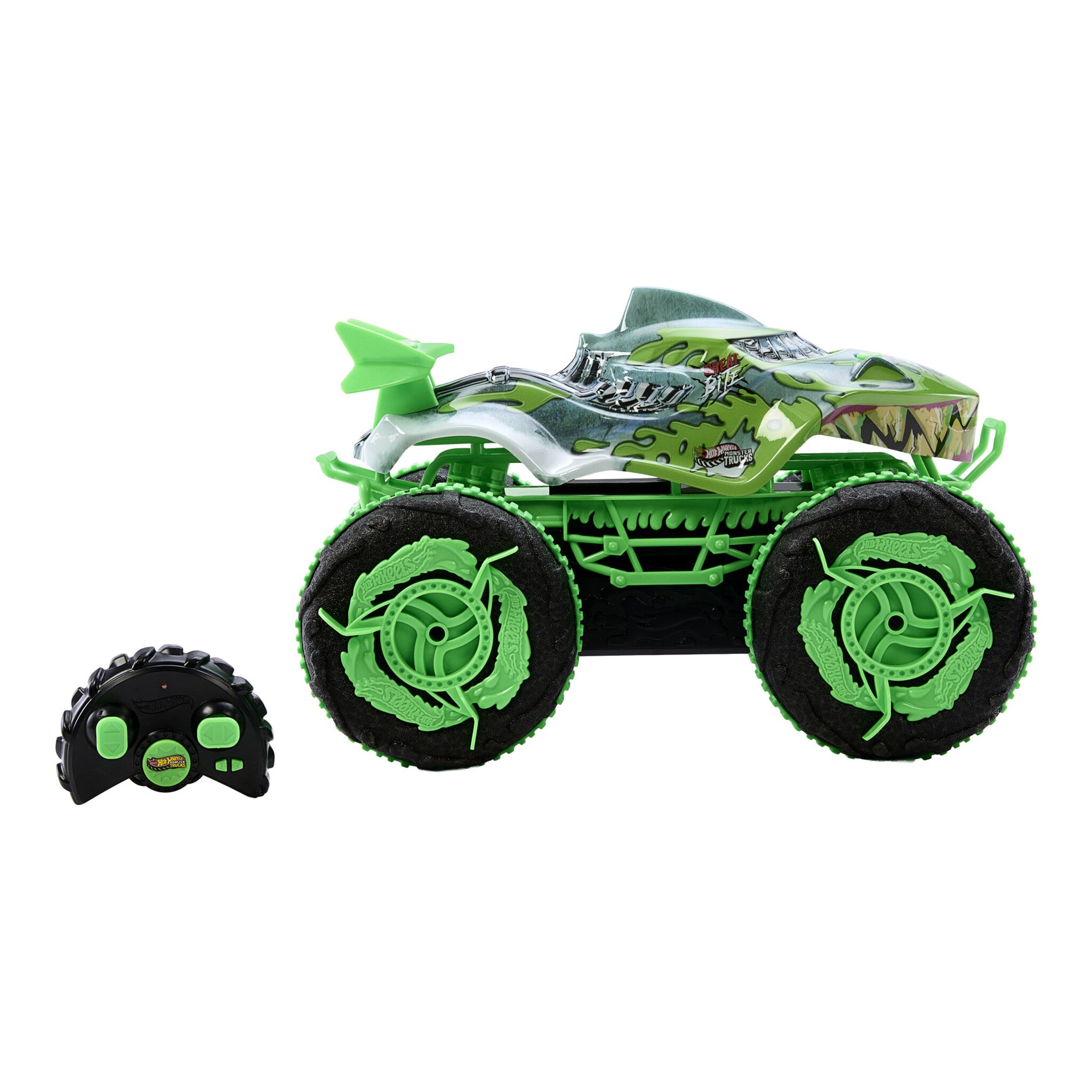 Hot Wheels Monster Trucks Mutant Chaos Great Bite All-Terrain RC