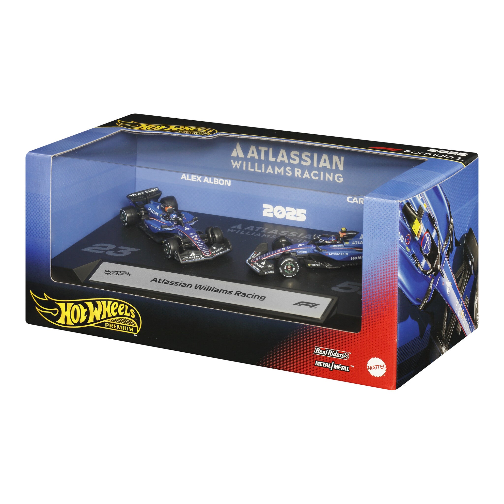 Hot Wheels Premium Formula 1 Atlassian Williams Racing 2-Pack