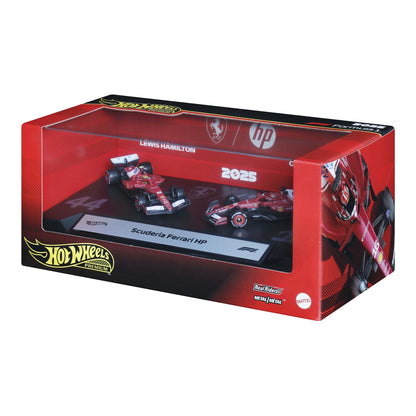 Hot Wheels Premium Formula 1 Scuderia Ferrari HP 1:64 Die-Cast Car 2-Pack