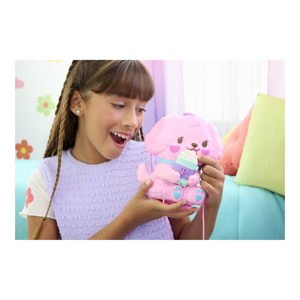 Polly Pocket Café Pup Purse Playset