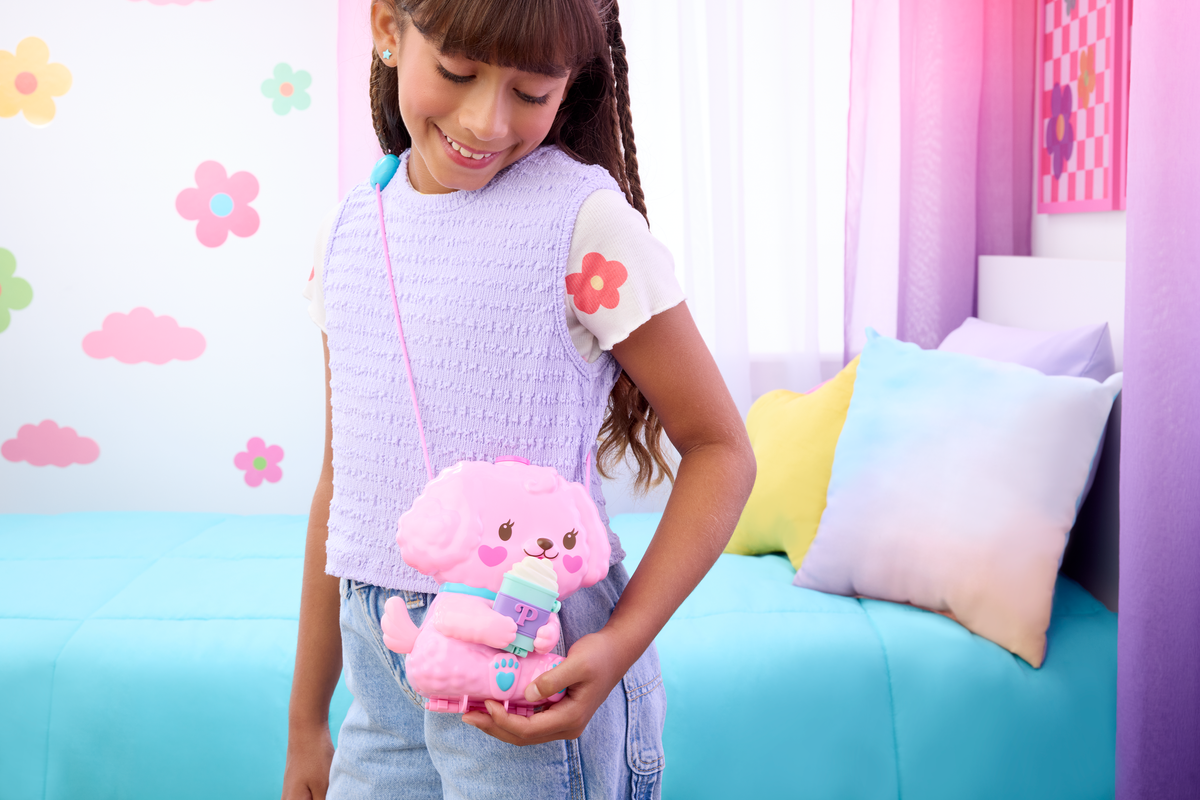 Polly Pocket Café Pup Purse Playset