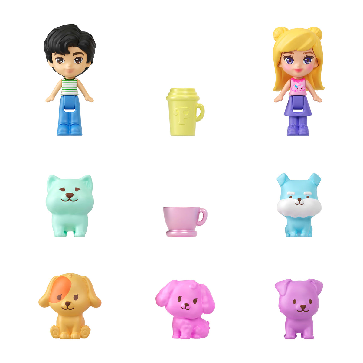 Polly Pocket Café Pup Purse Playset