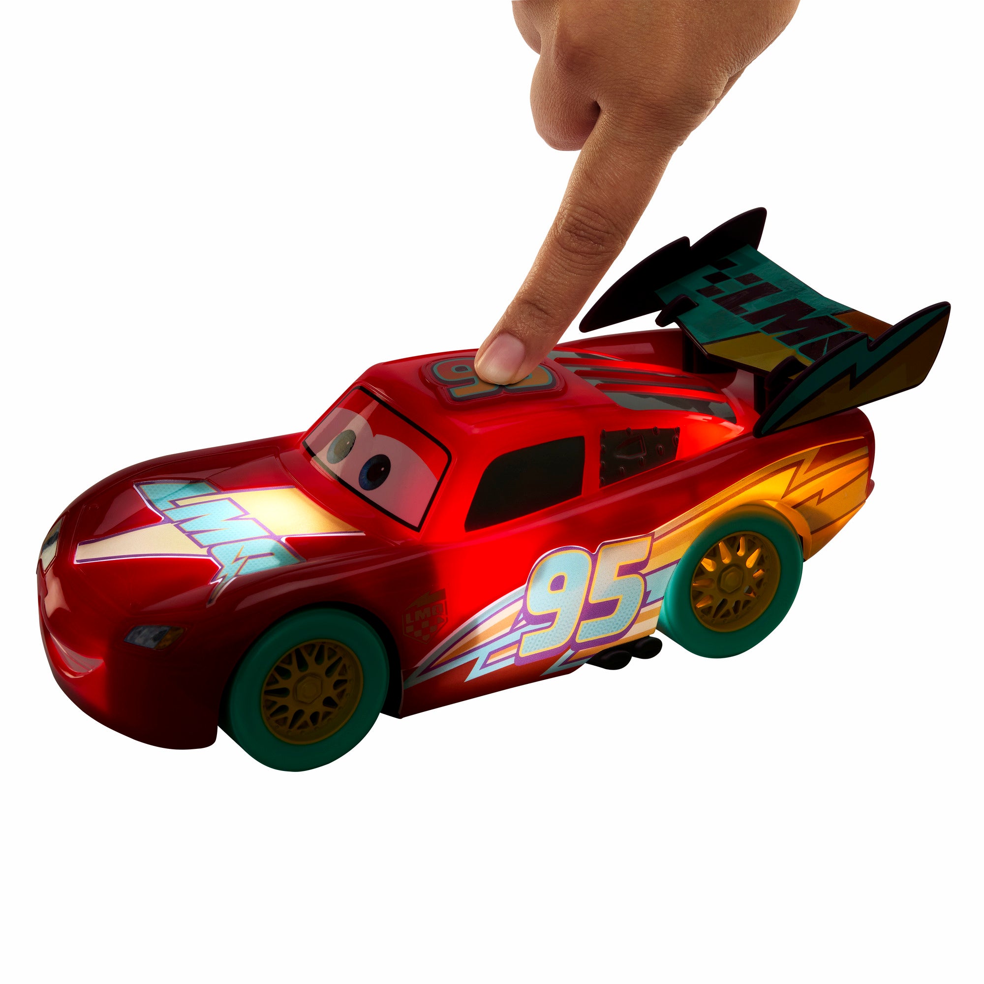 Disney Pixar Cars Race to Celebrate Lights & Sounds Lightning McQueen Vehicle