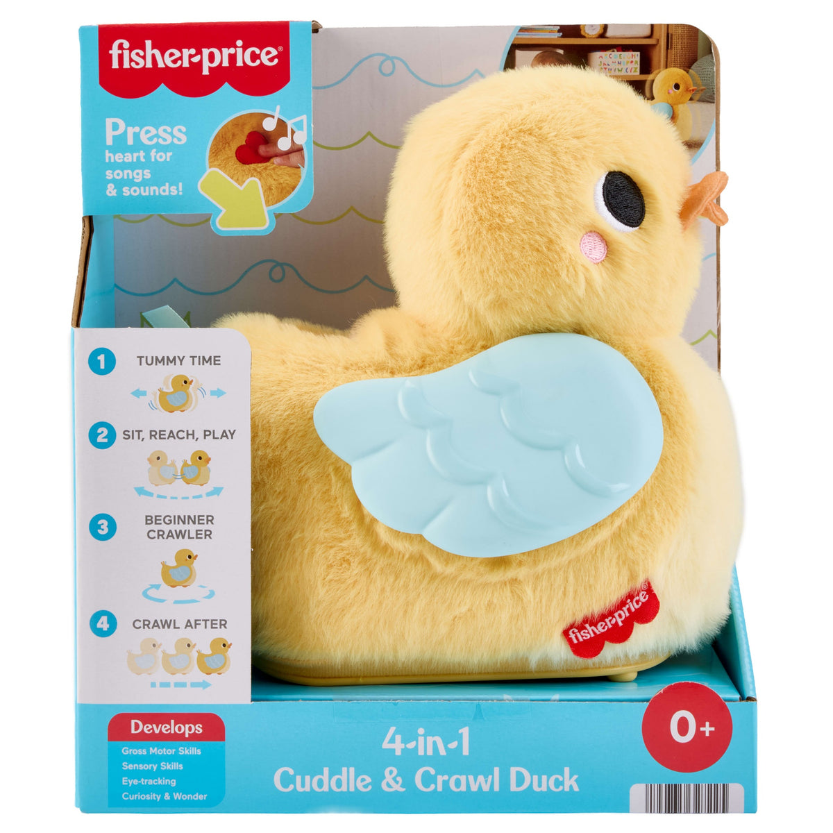 Fisher-Price 4-in-1 Cuddle & Crawl Duck