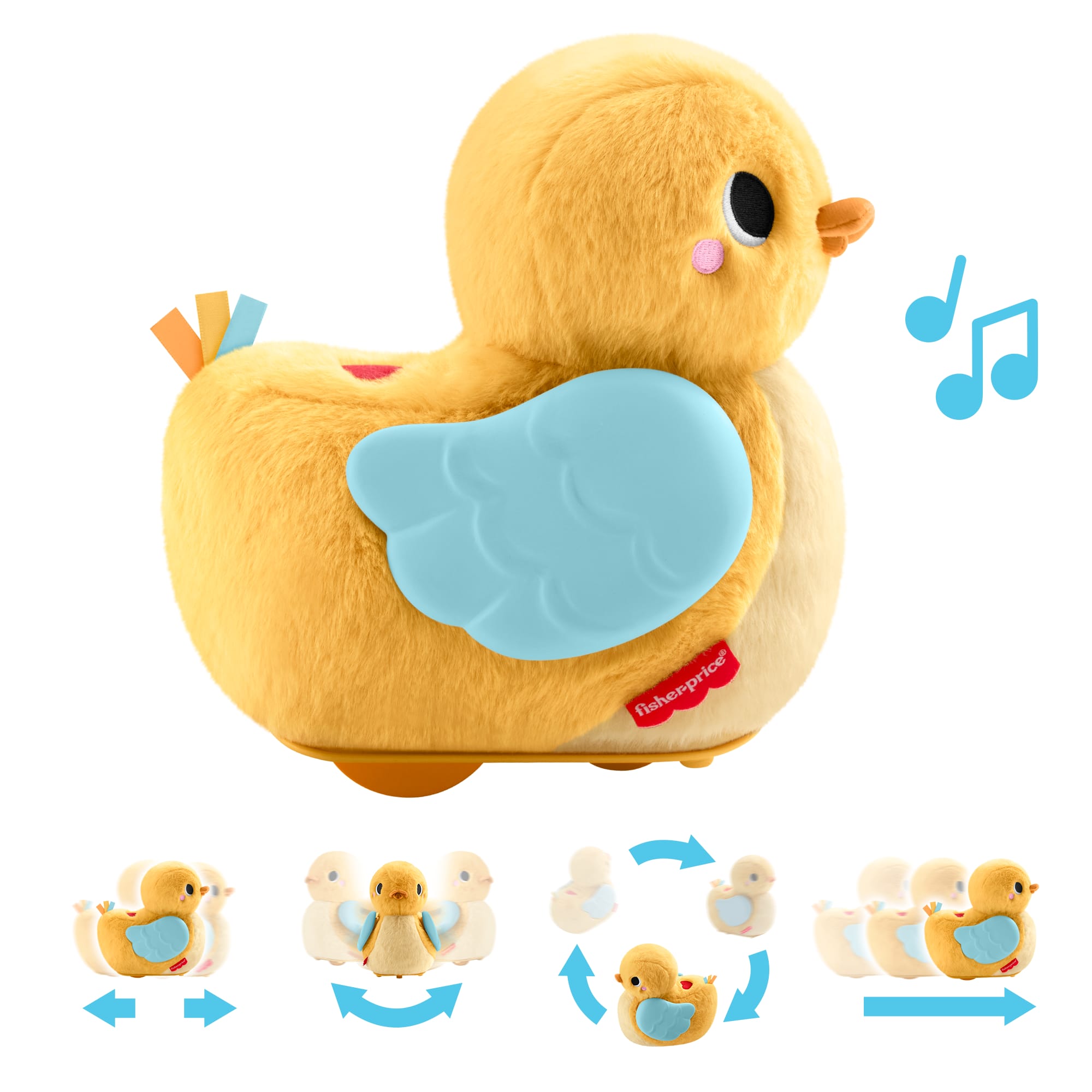 Fisher-Price 4-in-1 Cuddle & Crawl Duck