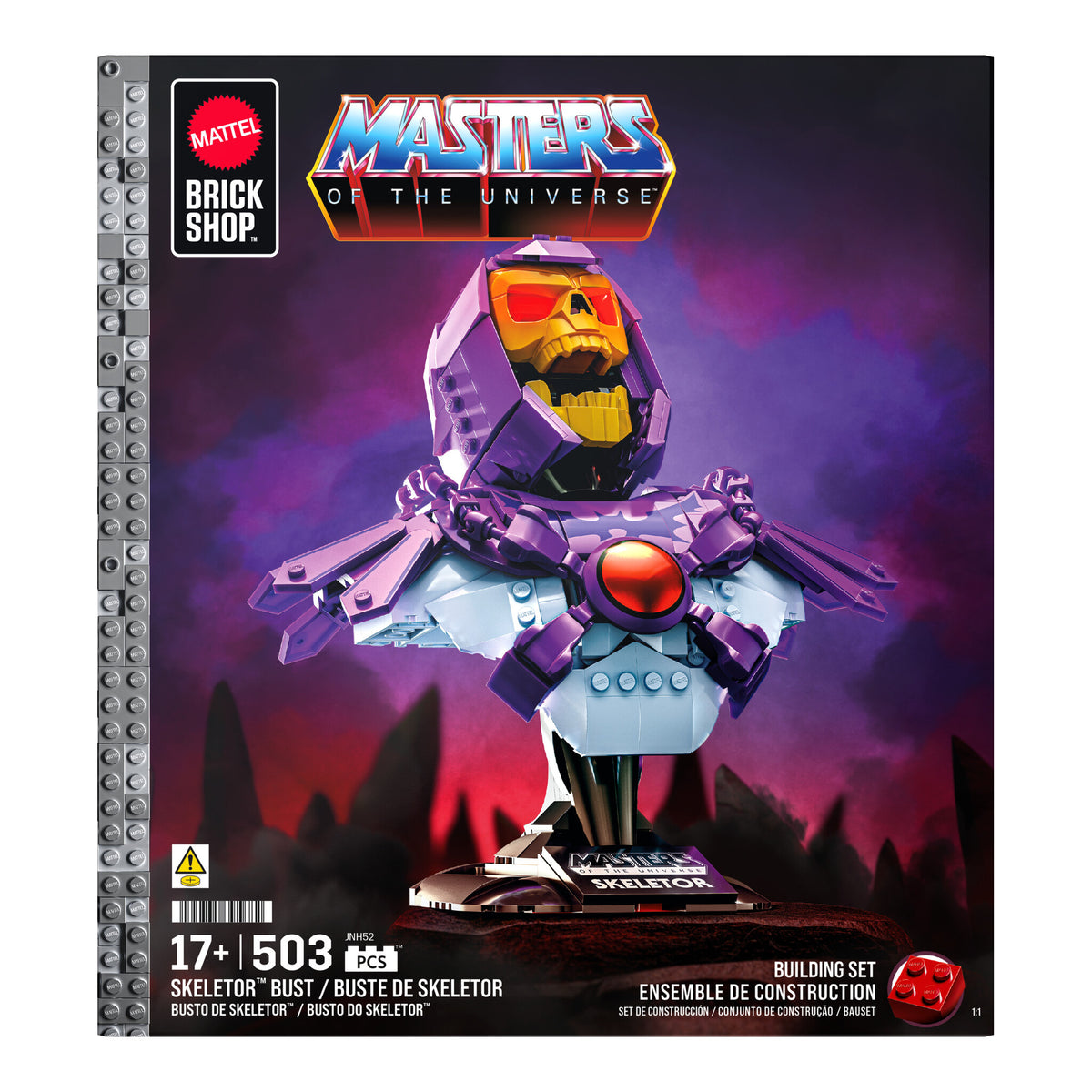 Mattel Brick Shop Masters of the Universe Skeletor Bust Building Set