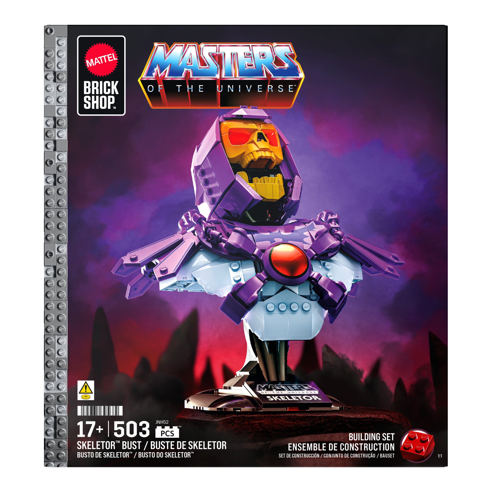Mattel Brick Shop Masters of the Universe Skeletor Bust Building Set