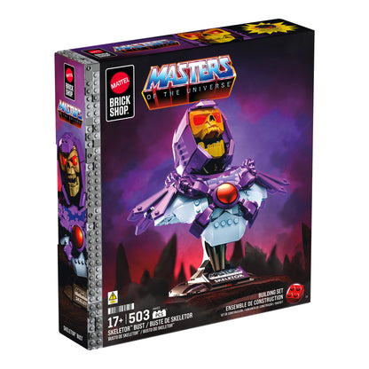 Mattel Brick Shop Masters of the Universe Skeletor Bust Building Set