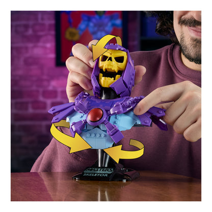 Mattel Brick Shop Masters of the Universe Skeletor Bust Building Set