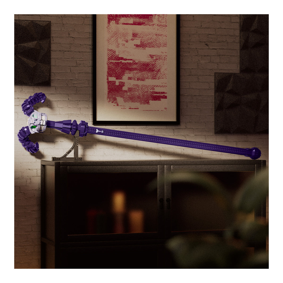 Mattel Brick Shop Masters of the Universe Skeletor Havoc Staff Building Set