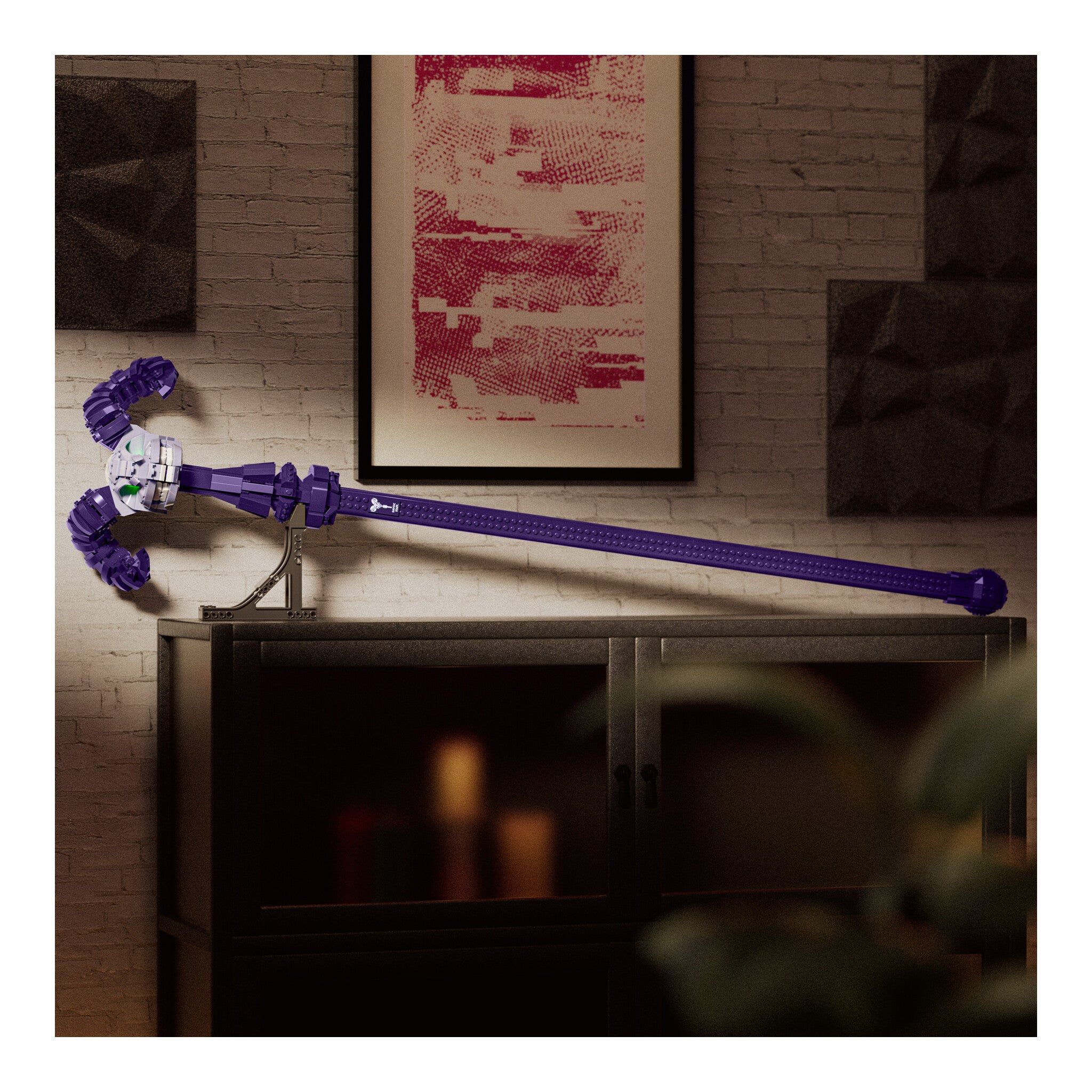 Mattel Brick Shop Masters of the Universe Skeletor Havoc Staff Building Set