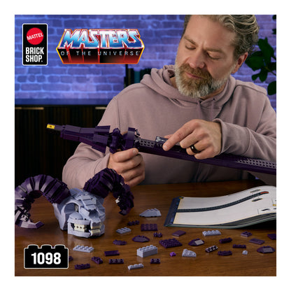Mattel Brick Shop Masters of the Universe Skeletor Havoc Staff Building Set