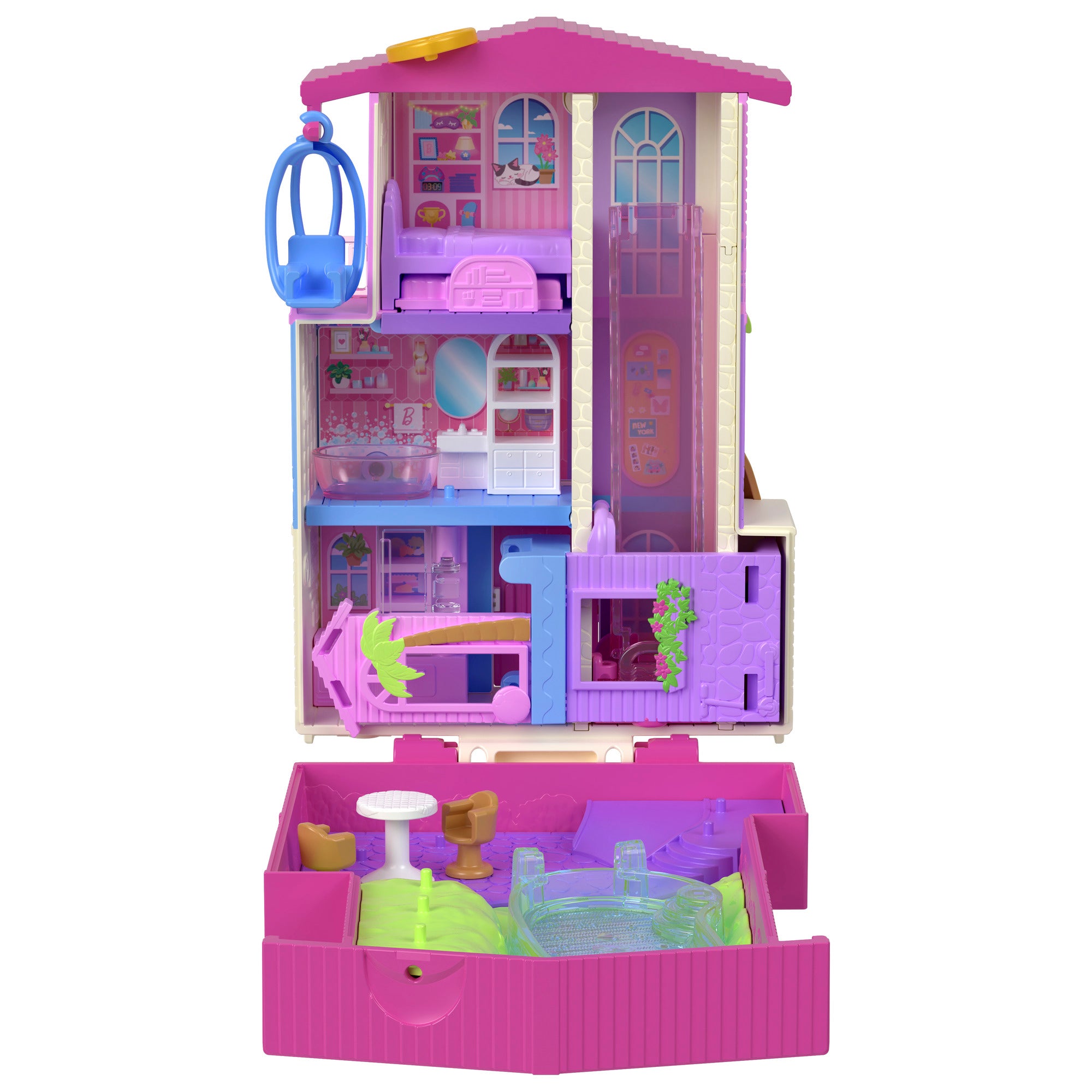 Polly Pocket Barbie Dreamhouse Compact Playset