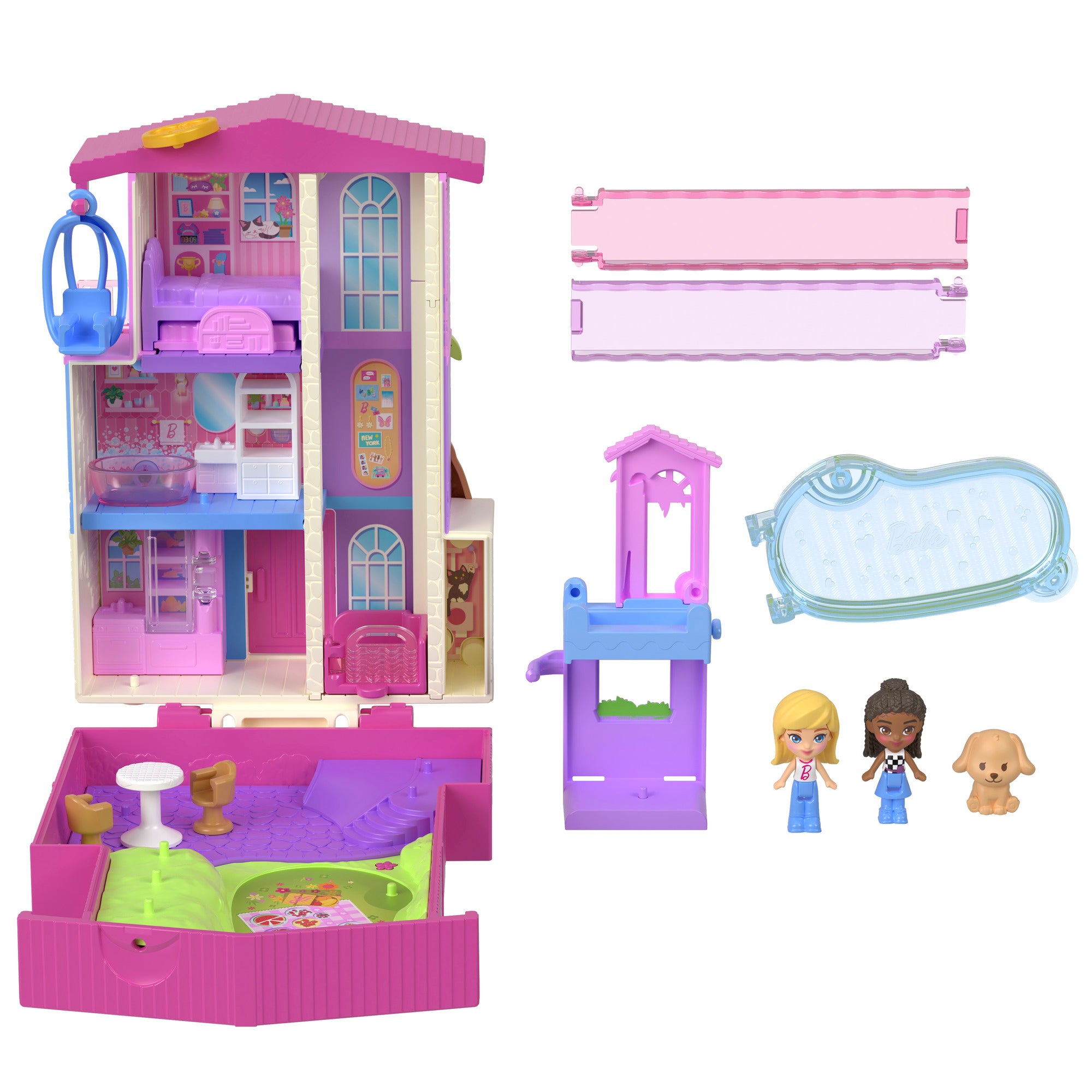 Polly Pocket Barbie Dreamhouse Compact Playset
