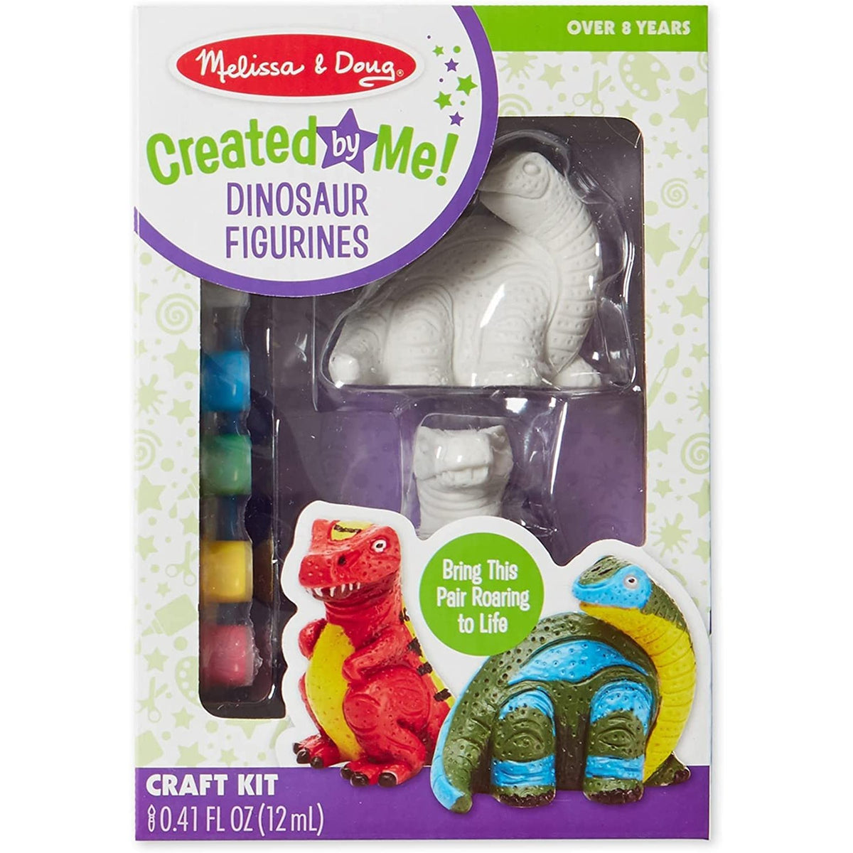 Melissa & Doug Created by Me! Dinosaur Figurines Craft Kit