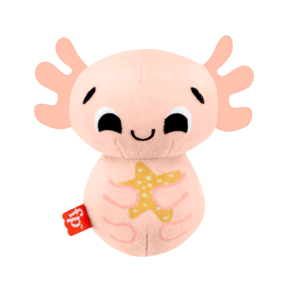 Pink Sensimals axolotl plush chime toy
