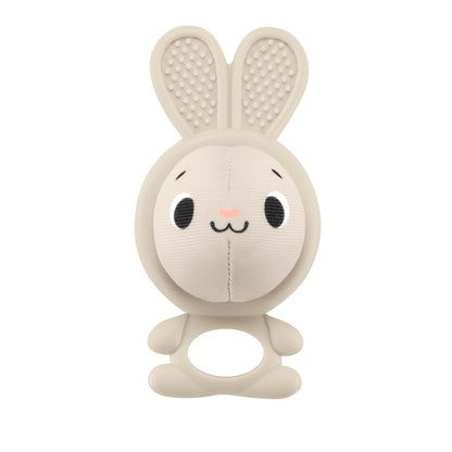 Sensimals bunny teether with soft jingle ball fitted