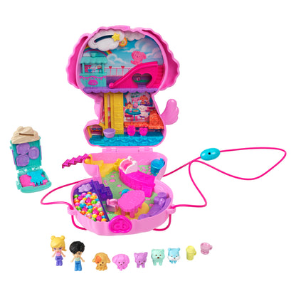 Polly Pocket Café Pup Purse Playset