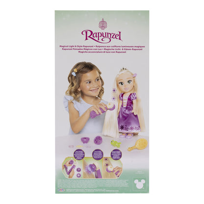 Disney Princess Magical Light & Style Rapunzel Doll