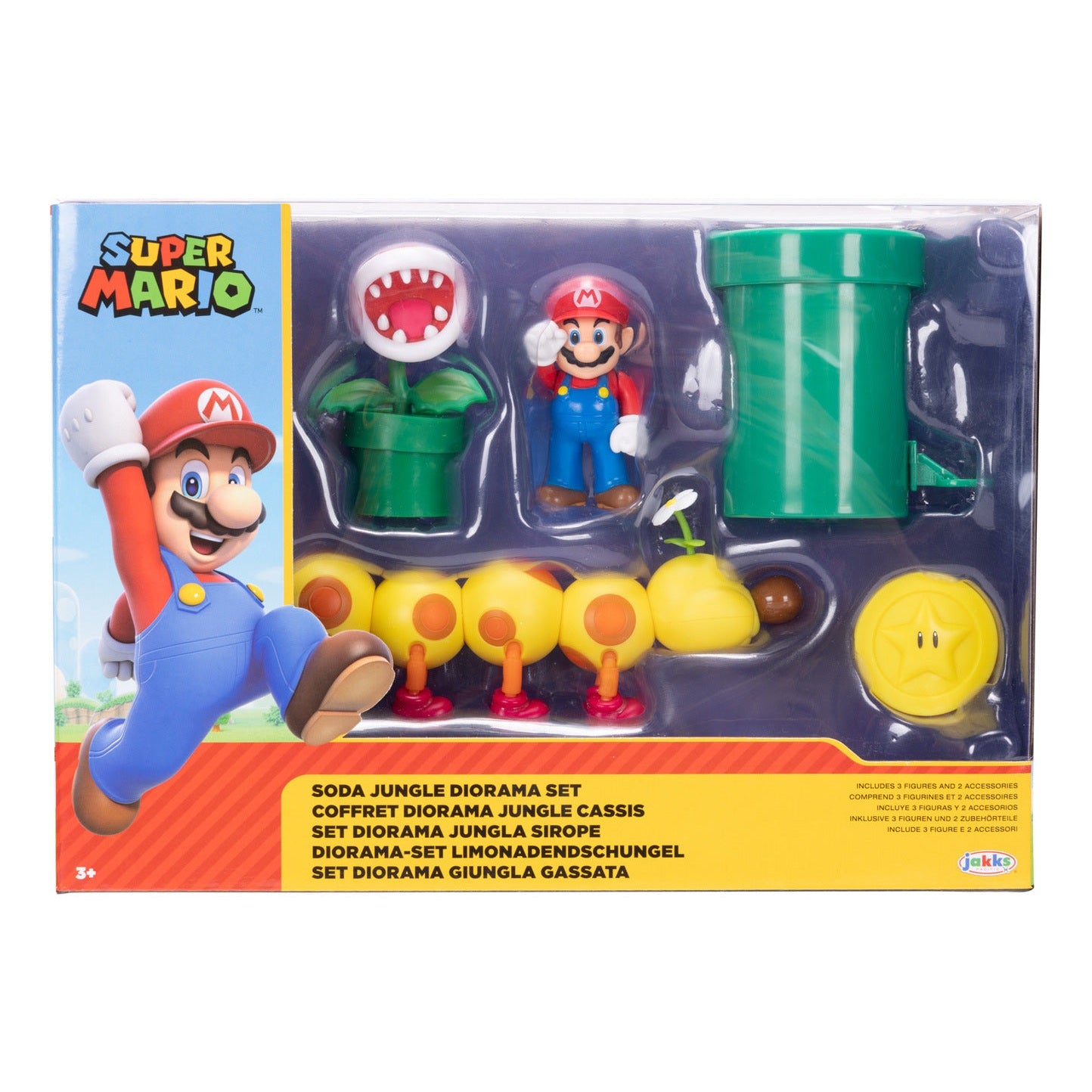 Super Mario Soda Jungle 2.5-Inch Diorama Set