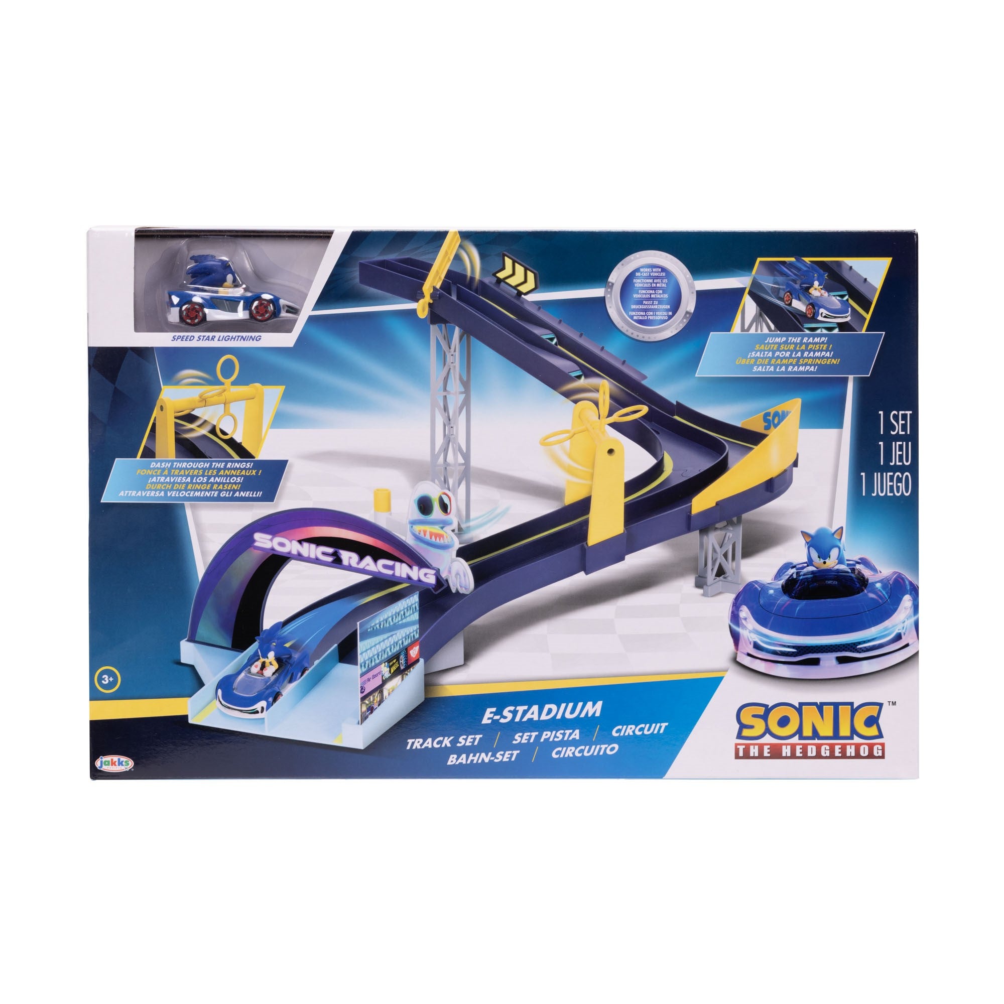 Sonic the Hedgehog E-Stadium 1:64 Die-Cast Track Set