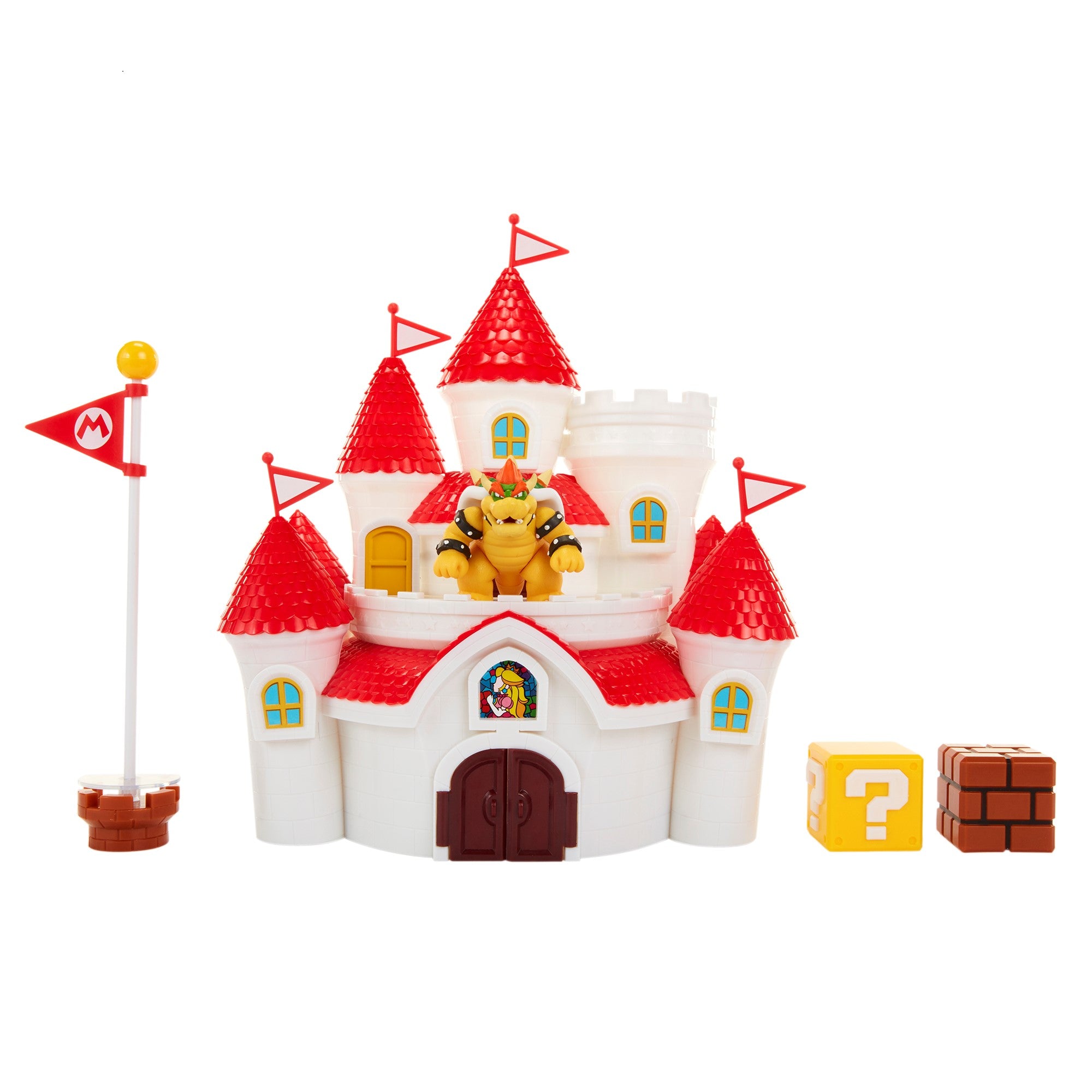 Super Mario Mushroom Kingdom Castle Playset with Bowser