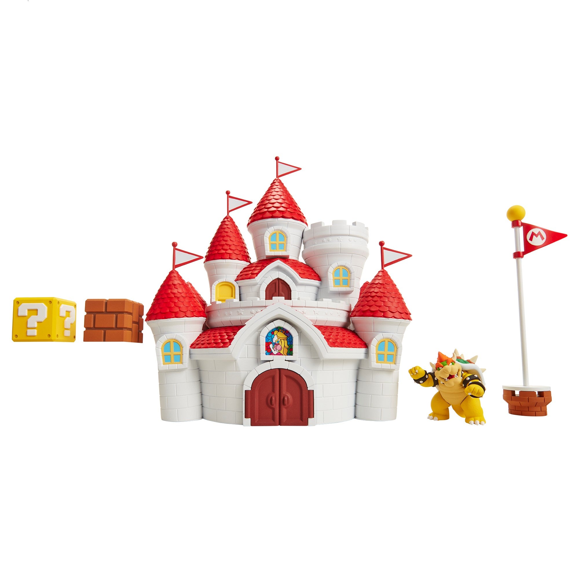 Super Mario Mushroom Kingdom Castle Playset with Bowser