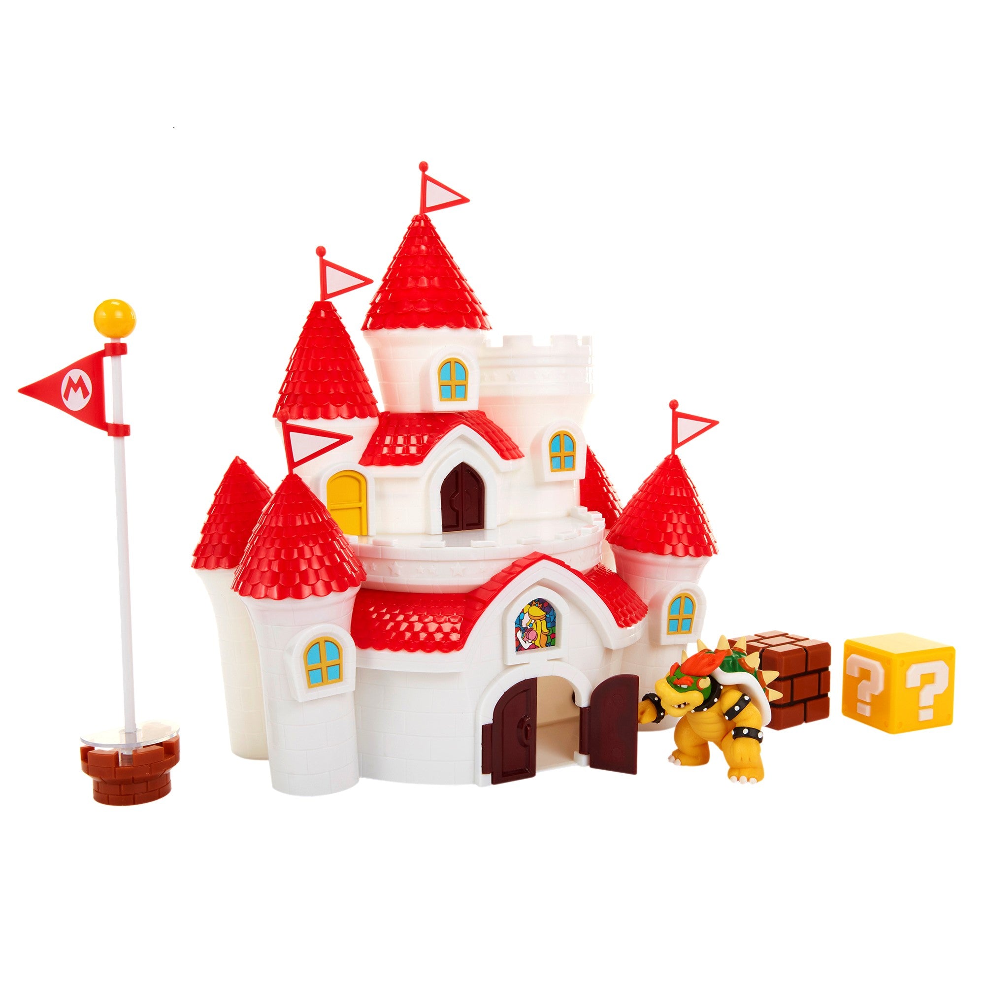 Super Mario Mushroom Kingdom Castle Playset with Bowser