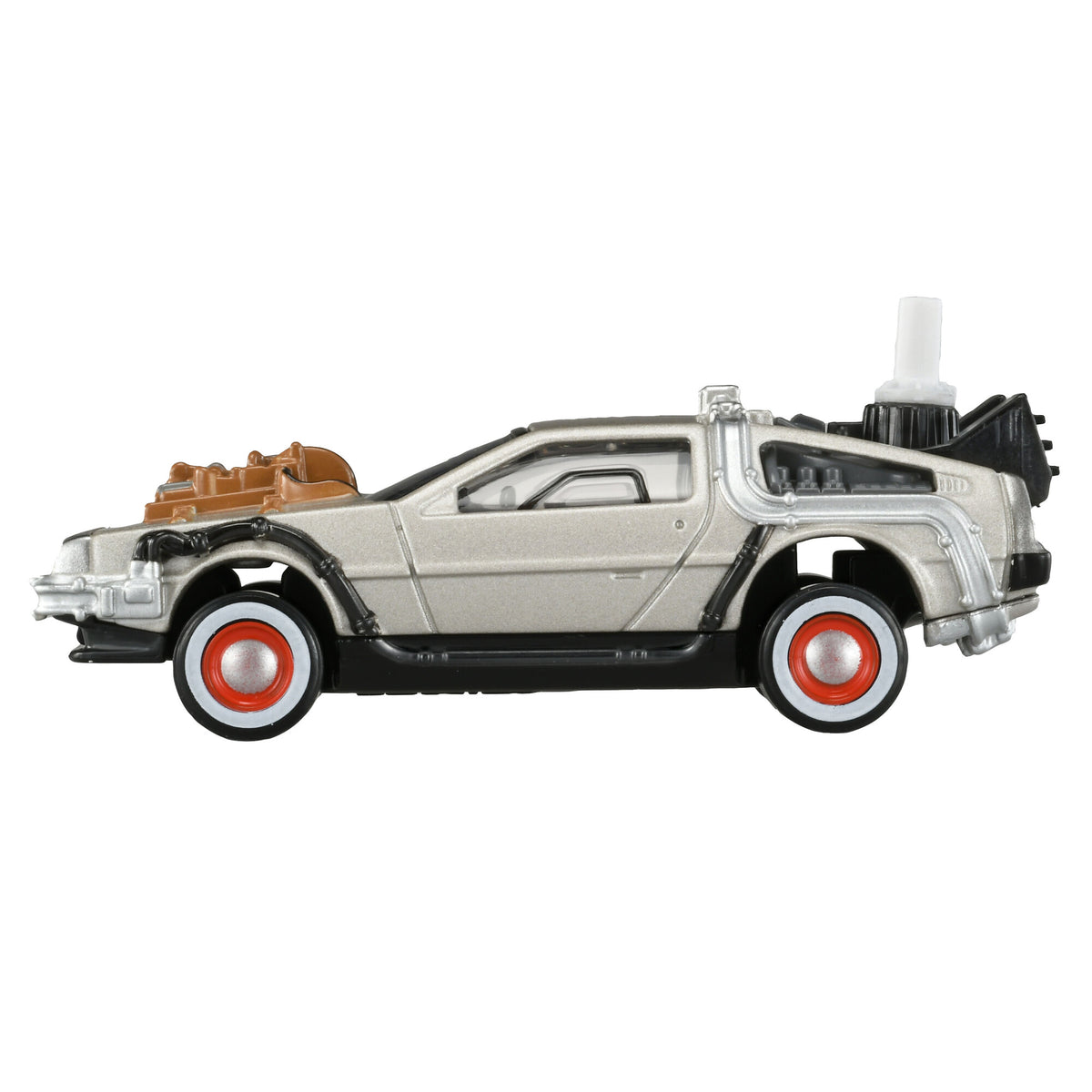 TOMICA Premium Unlimited 02 Back to the Future Part III Time Machine – 913658 Side View 1 lpr
