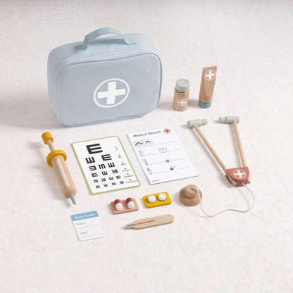 Tooky Toy Little Doctor Wooden Medical Role-Play Set