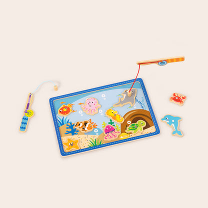 Tooky Toy Wooden Fishing Game