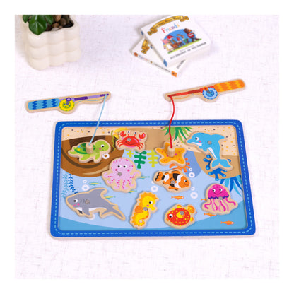 Tooky Toy Wooden Fishing Game