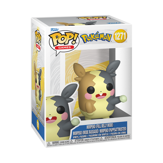Funko Pop! Games Pokémon Morpeko (Full Belly Mode) Vinyl Figure #1271