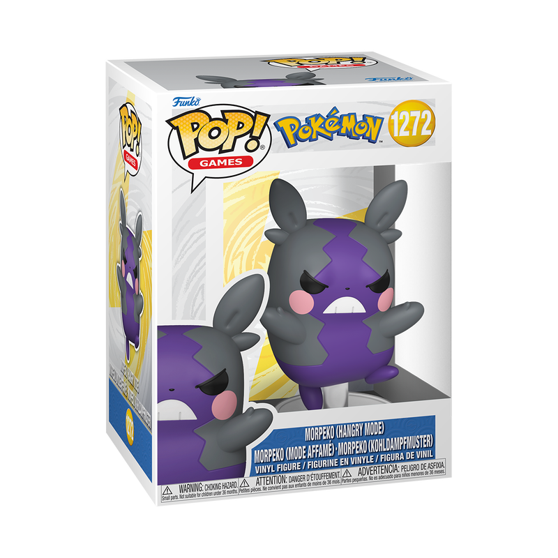 Funko Pop! Games Pokémon Morpeko (Hangry Mode) Vinyl Figure #1272