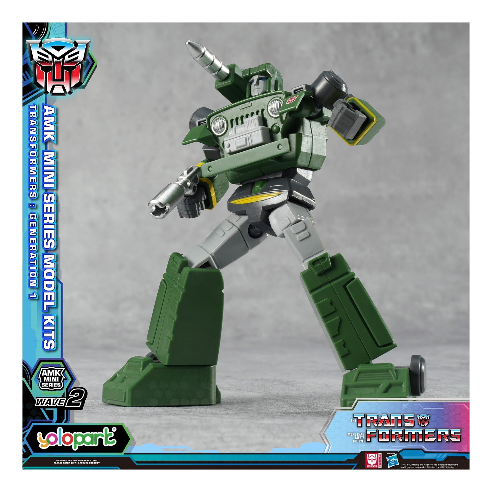 Yolopark Transformers Generation One AMK Mini Series Hound Model Kit 11cm