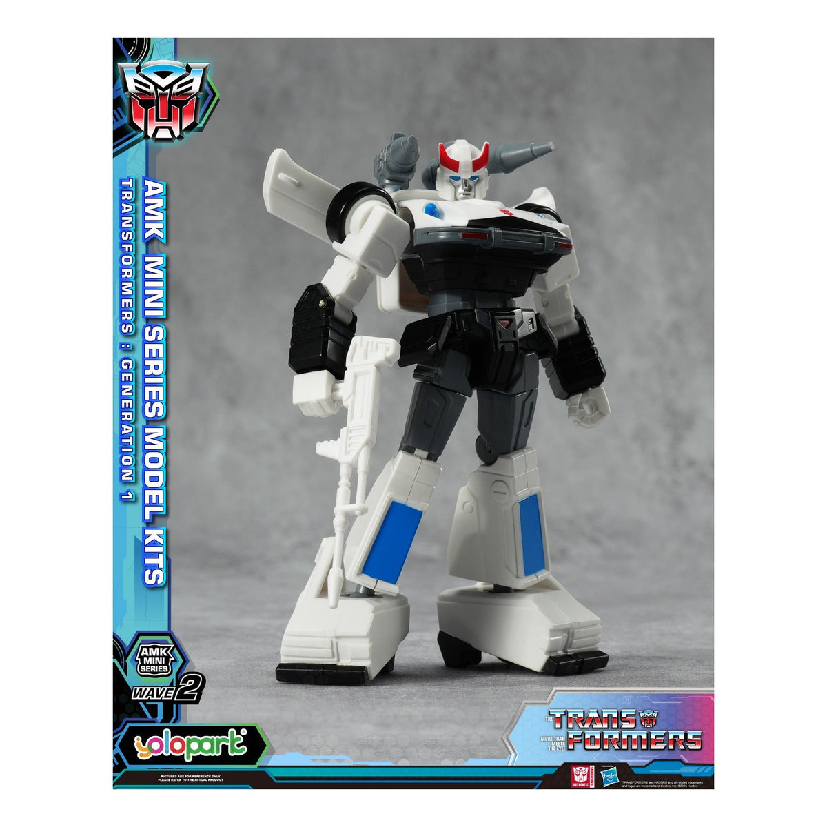 YOLOPARK Transformers G1 AMK Mini Series Wave 2 Prowl Model Kit 11cm