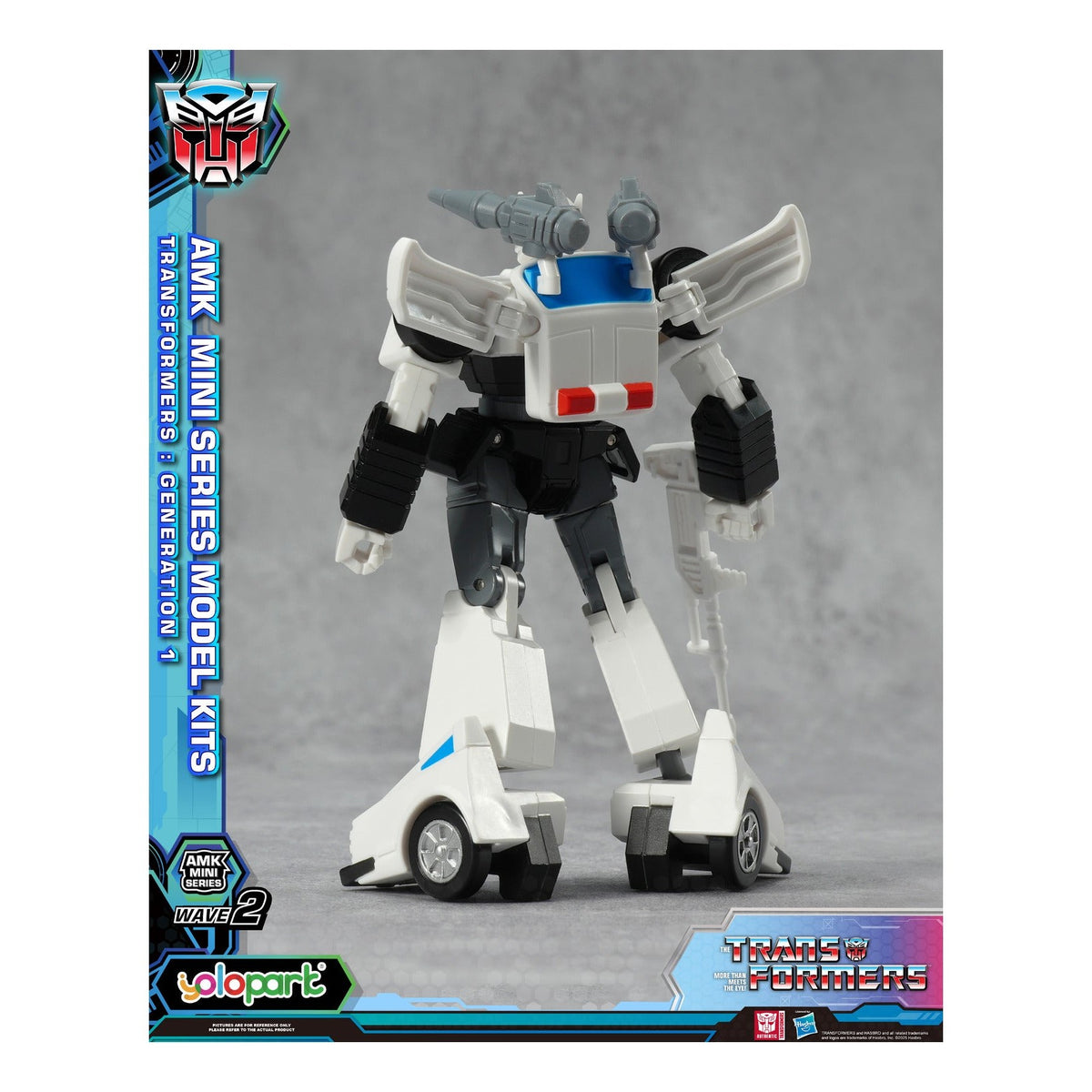 YOLOPARK Transformers G1 AMK Mini Series Wave 2 Prowl Model Kit 11cm