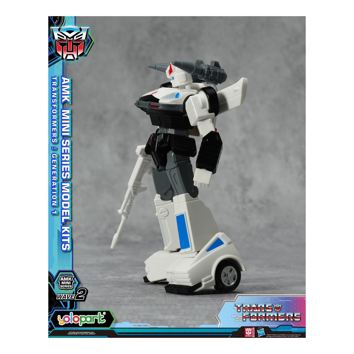 YOLOPARK Transformers G1 AMK Mini Series Wave 2 Prowl Model Kit 11cm