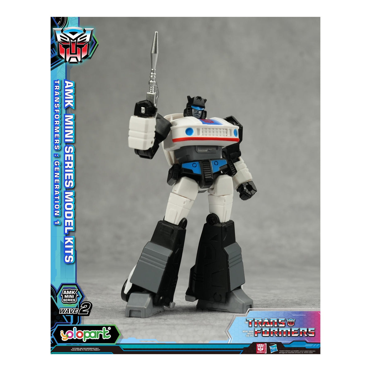 YOLOPARK Transformers G1 AMK Mini Series Wave 2 Prowl Model Kit 11cm