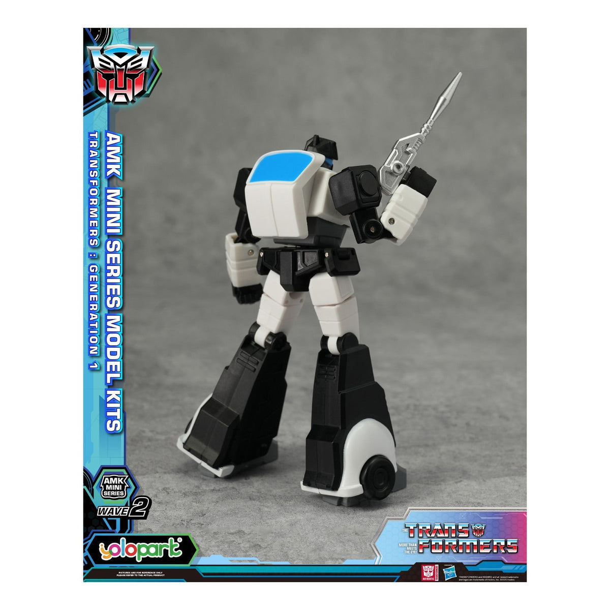 YOLOPARK Transformers G1 AMK Mini Series Wave 2 Prowl Model Kit 11cm