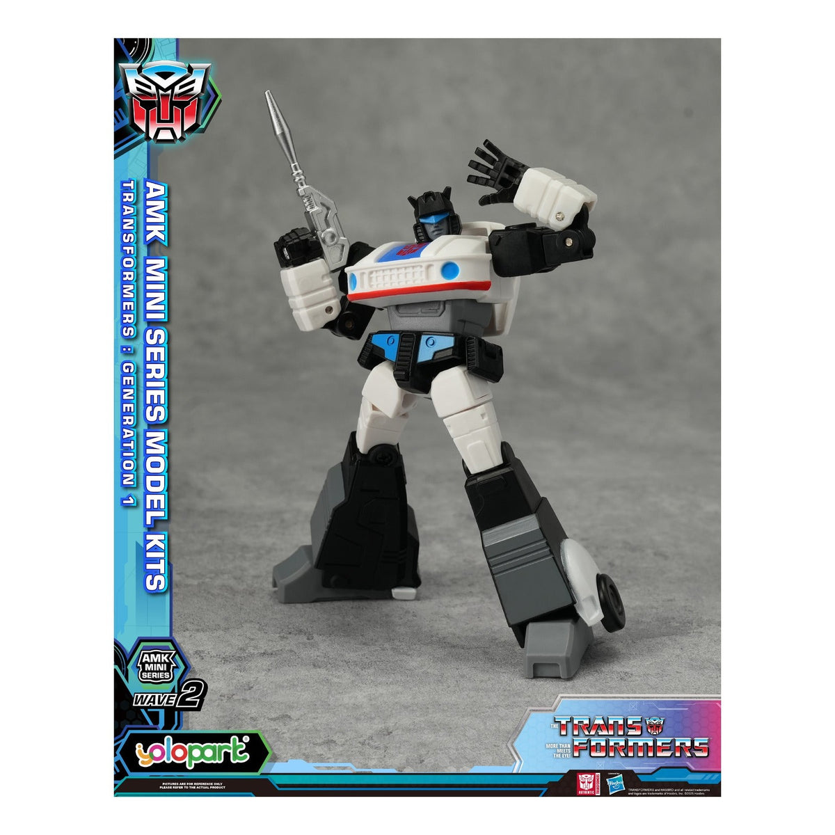 YOLOPARK Transformers G1 AMK Mini Series Wave 2 Prowl Model Kit 11cm