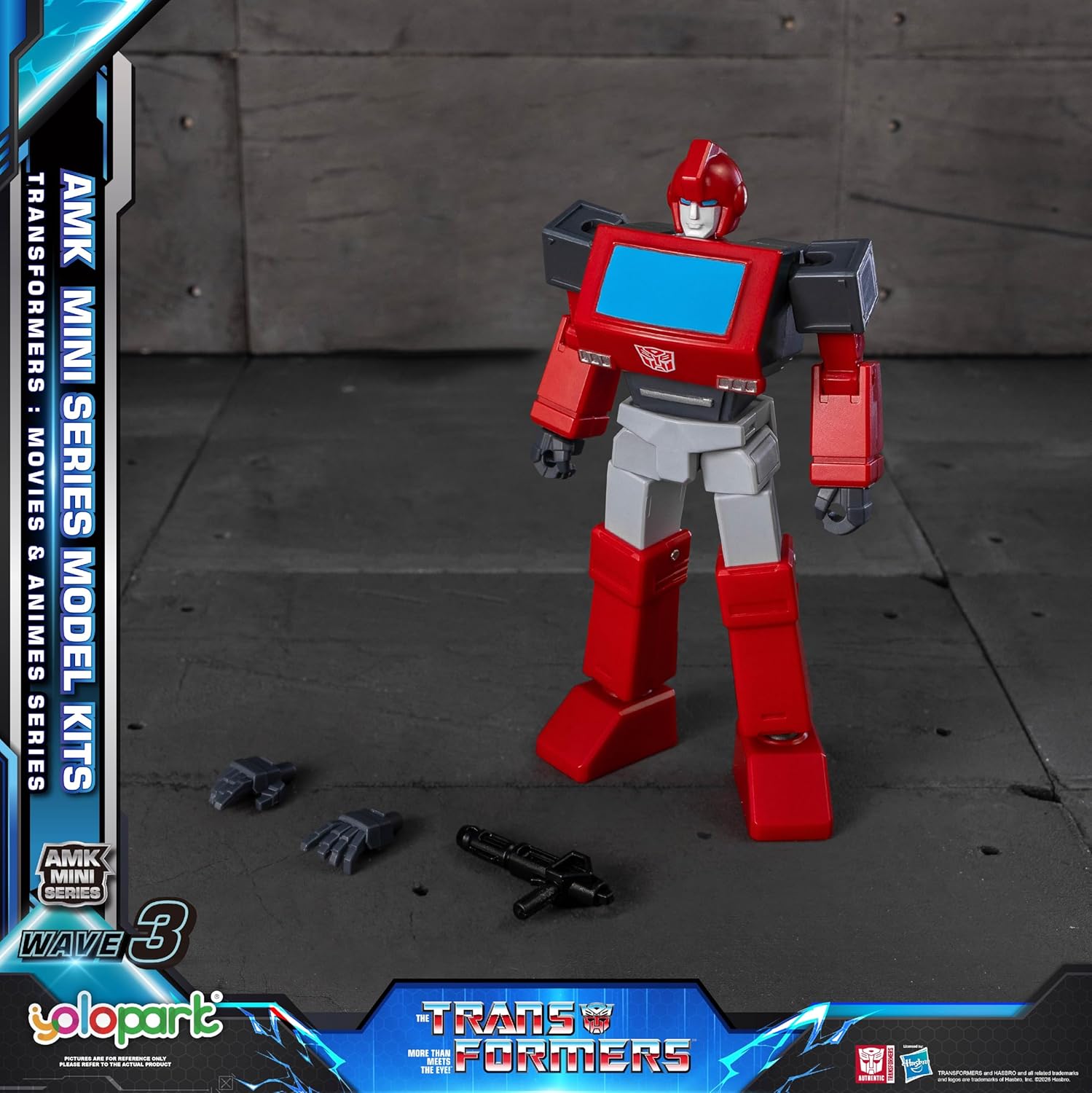 YOLOPARK Transformers AMK MINI Wave 3 G1 Ironhide Model Kit