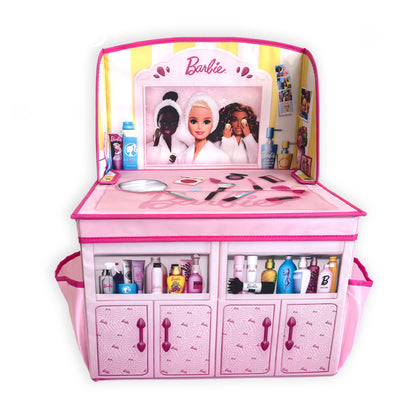 Barbie 2-in-1 Foldable Role-Play Vanity Storage Chest