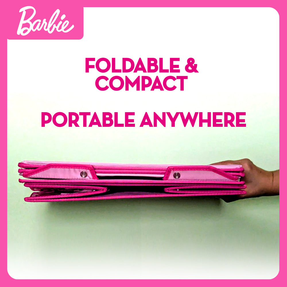 Barbie 2-in-1 Foldable Role-Play Vanity Storage Chest