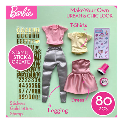 Barbie Make Your Own Urban & Chic Outfit Set – 80 Pieces
