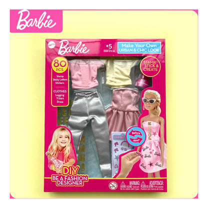Barbie Make Your Own Urban & Chic Outfit Set – 80 Pieces