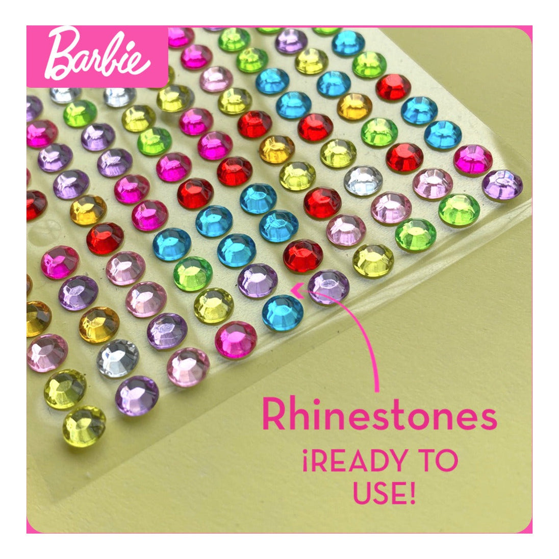 Barbie Make Your Own Outfit Sparkle Collection 130-Piece Fashion Design Set