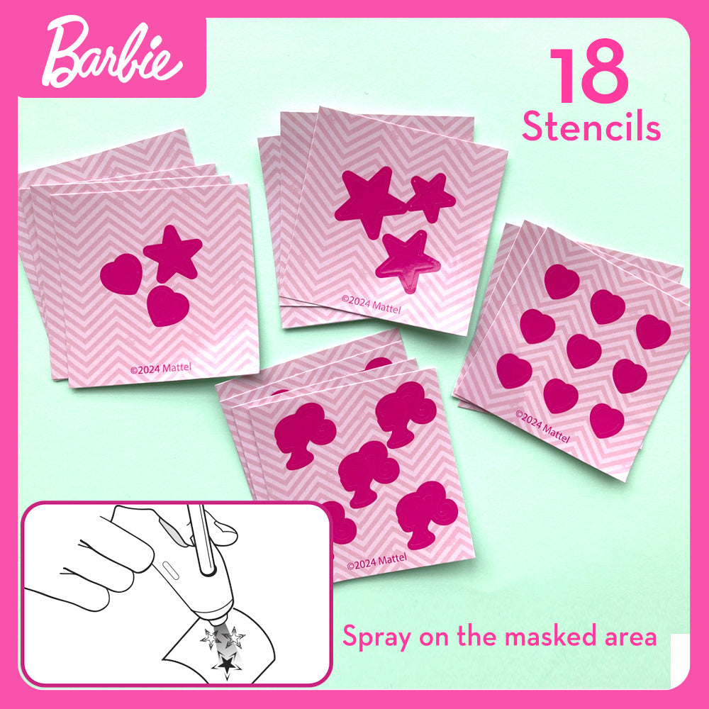 Barbie DIY Airbrush Studio Colour Splash Look Fashion Kit