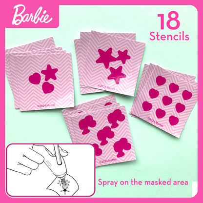 Barbie DIY Airbrush Studio Colour Splash Look Fashion Kit